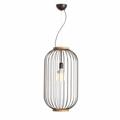 Viadurini Lighting Designer Pendelleuchten-Hängeleuchte aus Stahl Durchmesser 35xH70xL.Katalog cm Bibiana