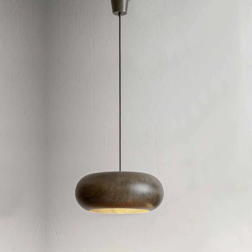 Aldo Bernardi Moderne Pendelleuchten-Hängeleuchte aus Stahl Durchmesser 500 mm – Materia