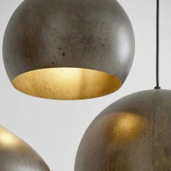 Aldo Bernardi Moderne Pendelleuchten-Hängeleuchte aus Stahl Durchmesser 300 o 400 mm – Materia