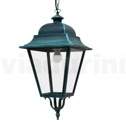 Viadurini Lighting Gartenlaternen-Hängeleuchte für den Außenbereich aus Aluminium und Glas, hergestellt in Italien – Bonaria