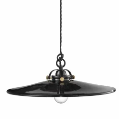 Ferroluce Pendelleuchten Shabby Chic-Hängeleuchte im Vintage Design aus Keramik Betty