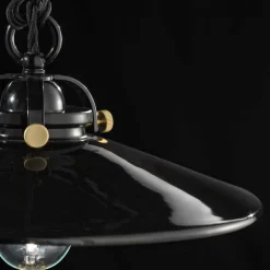 Ferroluce Pendelleuchten Shabby Chic-Hängeleuchte im Vintage Design aus Keramik Betty