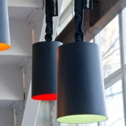 In-es.artdesign Moderne Pendelleuchten-Hängeleuchte Paint Resin Blackboard