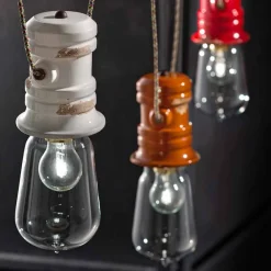 Ferroluce Vintage Kronleuchter-Hängeleuchte 3-Strahler Jayda