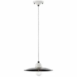 Ferroluce Pendelleuchten Vintage-Hängeleuchte Vintage aus Keramik Kelly