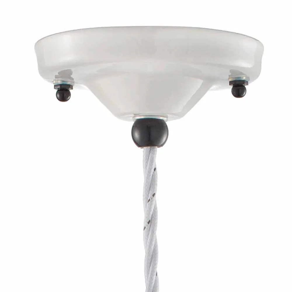 Ferroluce Pendelleuchten Vintage-Hängeleuchte Vintage aus Keramik Kelly