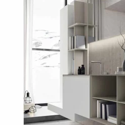 Viadurini Bathroom Badmöbel Hängend-Hängende Badezimmermöbel-Komposition mit modernem Design Made in Italy - Callisi15