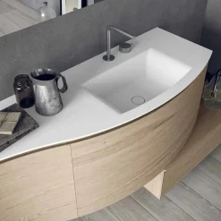 Viadurini Bathroom Badmöbel Hängend-Hängende und moderne Komposition für das Badezimmer, Made in Italy Design - Callisi4