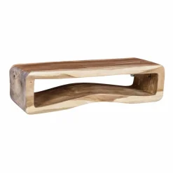 Viadurini Bathroom Badmöbel Hängend-Hängende Zusammensetzung von Badmöbeln aus modernem Teakholz - Kristi