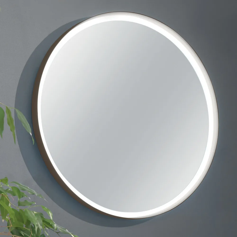 Viadurini Bathroom Badmöbel Hängend-Hängender Badezimmerschrank mit Spiegel aus Metall, Holz und Luxuskristall - Renga