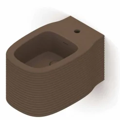 Viadurini Bathroom Bidet-Hängendes Bidet des modernen Designs in den Tonwaren hergestellt in Italien, Amleto