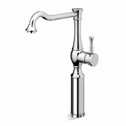 Viadurini Taps Waschbeckenarmaturen-Hochläufiger Waschbeckenmischer 13 cm Verlängerung Made in Italy - Neno