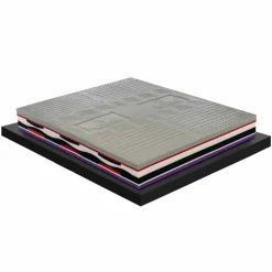 Viadurini Night Design Doppelbett Matratzen-Hochwertige Doppelmatratze aus Memory Foam Made in Italy - Silvestro