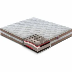 Viadurini Night Design Doppelbett Matratzen-Hochwertige Doppelmatratze aus Memory Foam H 25 cm - Carbone