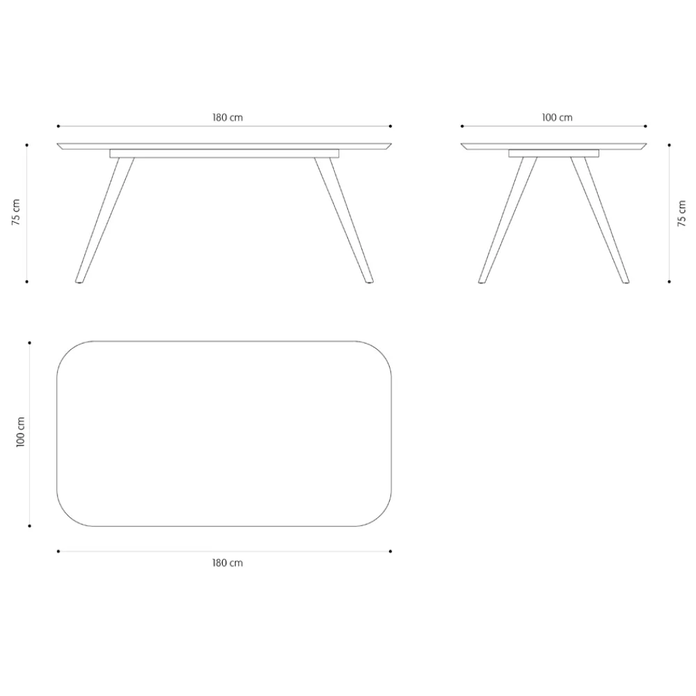Viadurini Living Esstische-Hochwertiger Esstisch mit Eschenholzplatte Made in Italy - Ulma