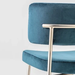 Viadurini Living Barhocker-Hochwertiger Hocker mit Samtpolsterung Made in Italy - Alaska