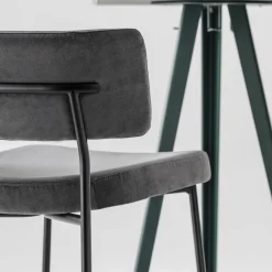 Viadurini Living Barhocker-Hochwertiger Hocker mit Samtpolsterung Made in Italy - Alaska