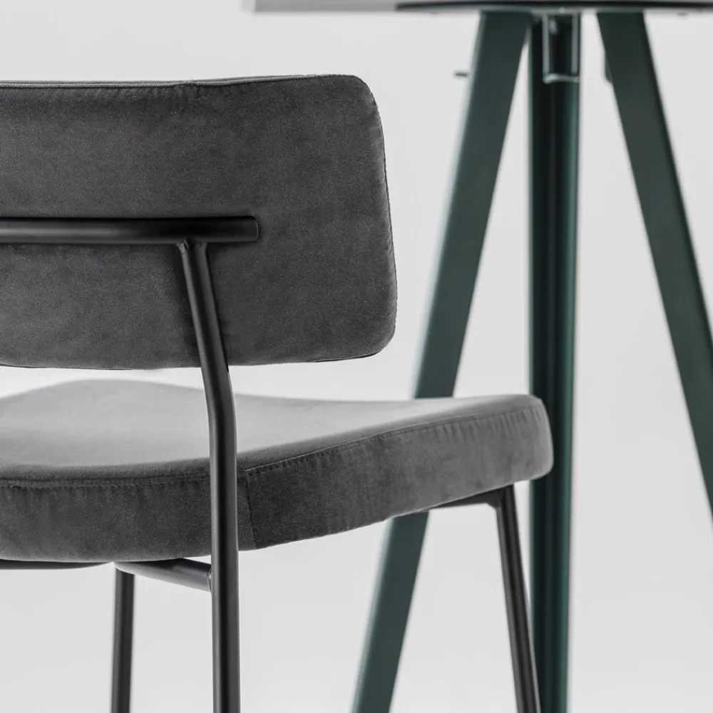 Viadurini Living Barhocker-Hochwertiger Hocker mit Samtpolsterung Made in Italy - Alaska