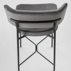 Viadurini Living Barhocker-Hochwertiger Hocker mit Samtpolsterung Made in Italy - Alaska