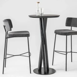 Viadurini Living Barhocker-Hochwertiger Hocker mit Samtpolsterung Made in Italy - Alaska