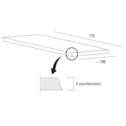 Viadurini Living Esstische-Hochwertiger Küchentisch aus entrindetem Holz Made in Italy - Pinocchio