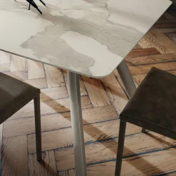 Viadurini Living Esstische-Hochwertiger Küchentisch mit Made in Italy Laminam Top - Lingotto