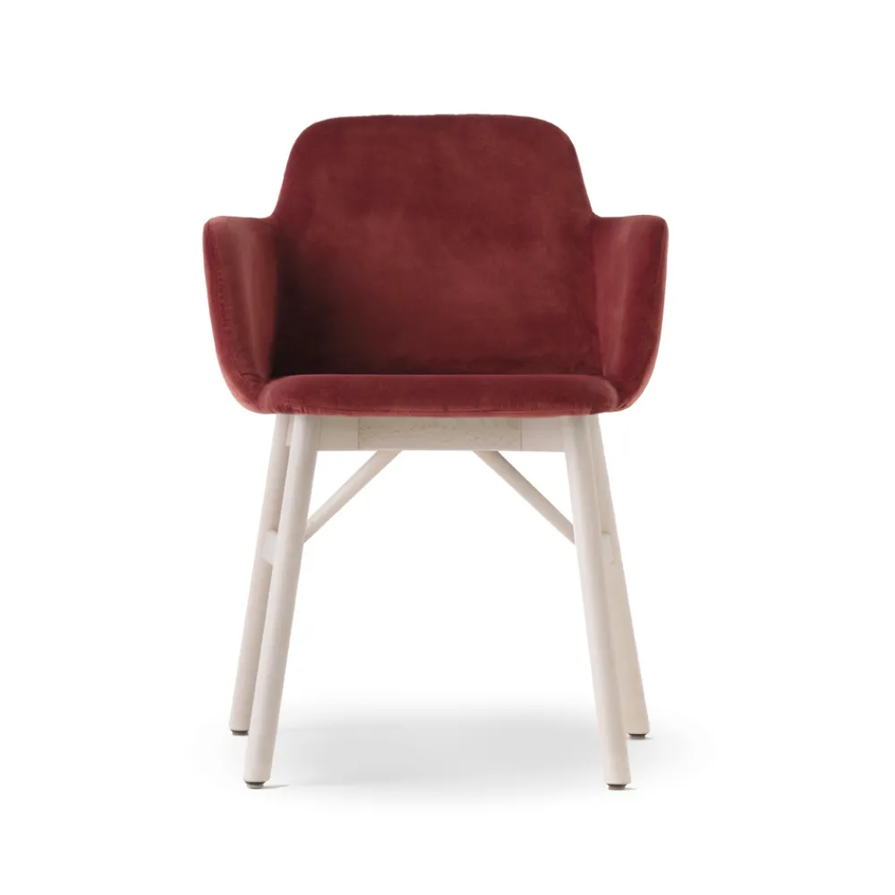 Viadurini Living Moderne Sessel-Hochwertiger Sessel mit Sitz aus Samt oder Stoff Made in Italy - Molde