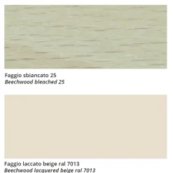 Viadurini Living Moderne Stühle-Hochwertiger Stuhl aus Buchenholz und Leder Made in Italy, 2 Stück - Nora