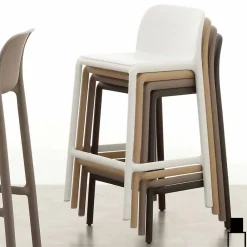 Viadurini Küchenhocker-Hocker aus Harz mit Glasfaser in modernem Design Grosseto