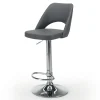 Viadurini Living Küchenhocker-Hocker aus Öko-Leder und Stahl mit Gasfeder, hergestellt in Italien – Lorenza
