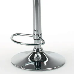 Viadurini Living Küchenhocker-Hocker aus Öko-Leder und Stahl mit Gasfeder, hergestellt in Italien – Lorenza