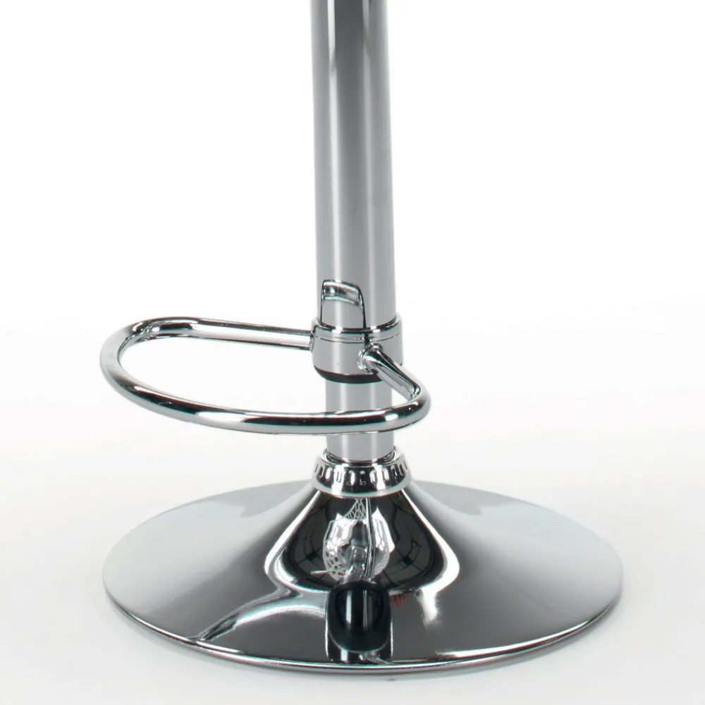 Viadurini Living Küchenhocker-Hocker aus Öko-Leder und Stahl mit Gasfeder, hergestellt in Italien – Lorenza