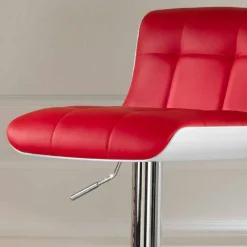 Viadurini Living Barhocker-Hocker gepolstert im 2er Set höhenverstellbar Ida