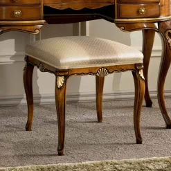 Viadurini Classic Sitzsäcke|Sitzsäcke-Hocker im klassischen Stil aus Holz mit Stoffbezug Made in Italy - Cambrige