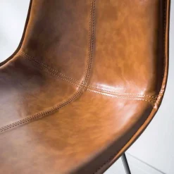 Viadurini Living Küchenhocker-Hocker mit 4 Beinestruktur, H 65 aus Kunstleder - Ovidio