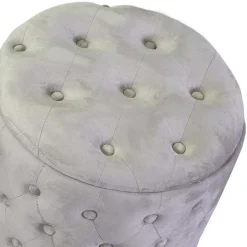 Viadurini Living Sitzsäcke|Sitzsäcke-Hocker mit Behälter, bezogen mit Capitoné-Samt und Knöpfen - Arcipelago