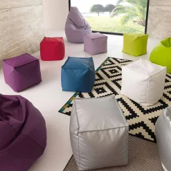 Viadurini Living Sitzsäcke|Sitzsäcke-Hocker mit einem modernen Blumendesign