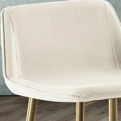 Viadurini Living Küchenhocker-Hocker mit Metallbeinen und Monocoque-Stoffsitz Made in Italy - Hinata