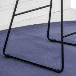 Viadurini Living Barhocker-Hocker mit Schlittenstruktur, Sitzfläche aus Kunstleder - Ovidio