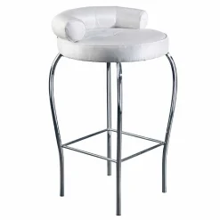 Viadurini Living Barhocker-Hocker mit Stahlstruktur und Stoffsitz Made in Italy - Warschau