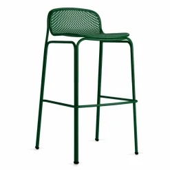 Viadurini in the Garden Outdoor Hocker-Hohe stapelbare Barhocker im Freien aus Metall, 2 Stück - Viviette