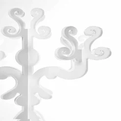 Viadurini Living Kerzenständer-Hoher Kerzenhalter im Renaissance-Design, 5 Arme, aus Plexiglas, Aragona