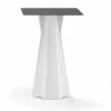 Viadurini in the Garden Outdoor Hocker|Garten Beistelltisch-Hoher Tisch mit HPL-Platte und Polyethylenbasis Hergestellt in Italien - Tinuccia