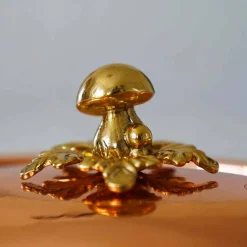 Viadurini Kitchen Kochgeschirr-Hoher Topf in Hand verzinnt Kupfer mit Griffen und Deckel 28 cm - Mariarita