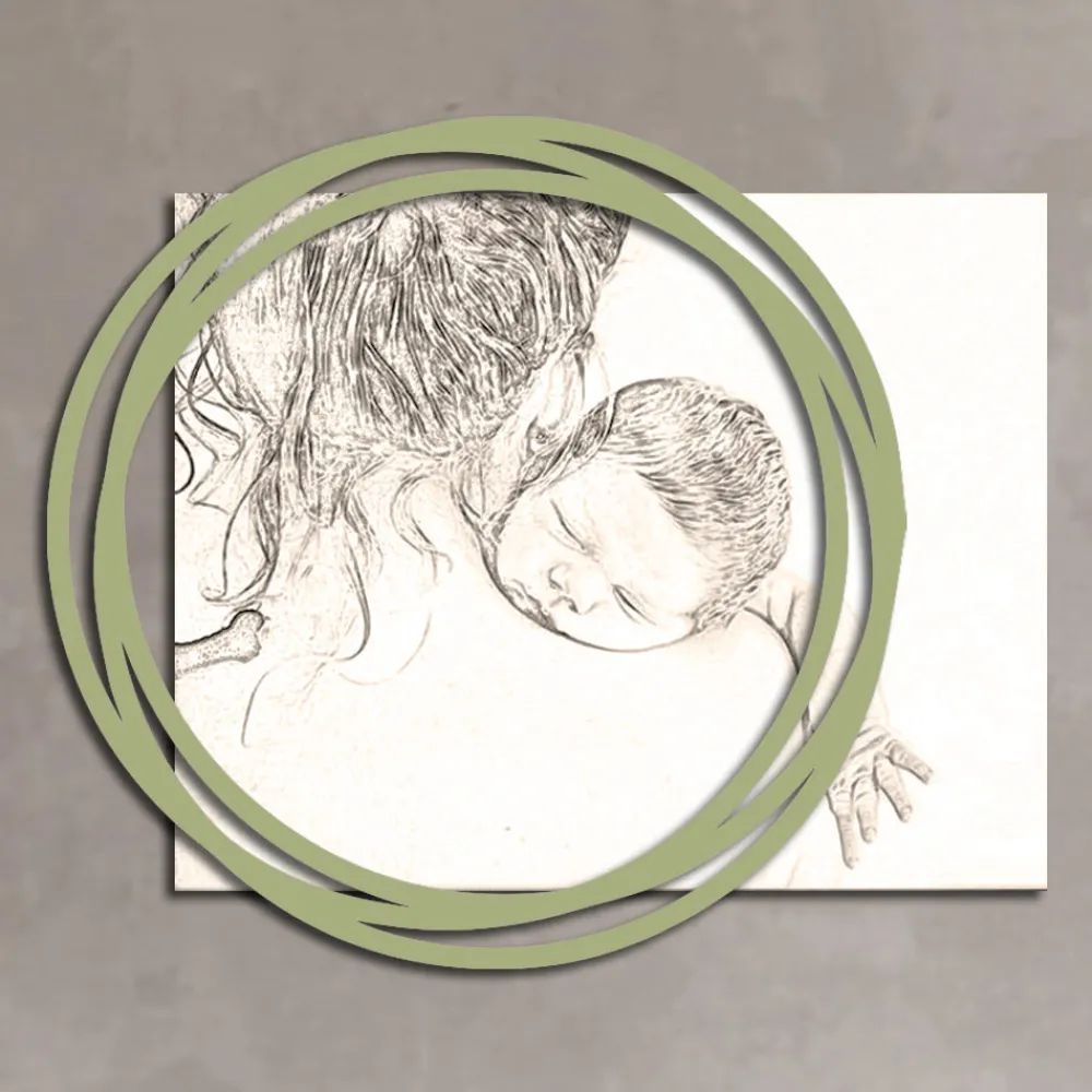 Viadurini Decor Religiöse Bilder-Holzbild mit Aufdruck einer Frau mit Kind, hergestellt in Italien – Taiwan