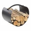 Viadurini Fire Design Kaminholzständer Aus Eisen Und Stahl-Holzhalter Kaminholz mit hochwertigem Griff Made in Italy - Espero