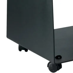 Viadurini Fire Design Kaminholzständer Aus Eisen Und Stahl-Holzhalter mit Rädern und Griffen aus Metall, hergestellt in Italien – Möwe