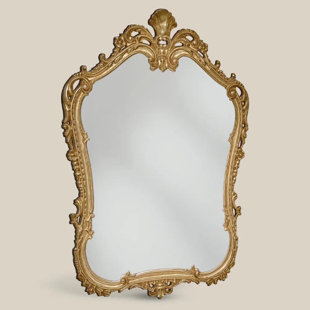 Viadurini Classic Wandspiegel-Holzspiegel mit geformtem perforiertem Rahmen Made in Italy – Amazon