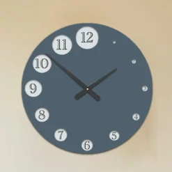 Viadurini Decor Wanduhren-Holzuhr mit sich allmählich vergrößernden Zahlen, hergestellt in Italien – Kenia