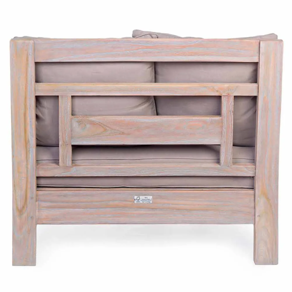 Viadurini in the Garden Holzsessel-Homemotion - Nusadua rustikaler Stil Teakholz Outdoor-Sessel